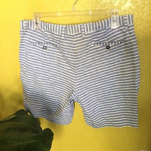 Michael Kors Blue Stripe Shorts - Picture 4 of 4